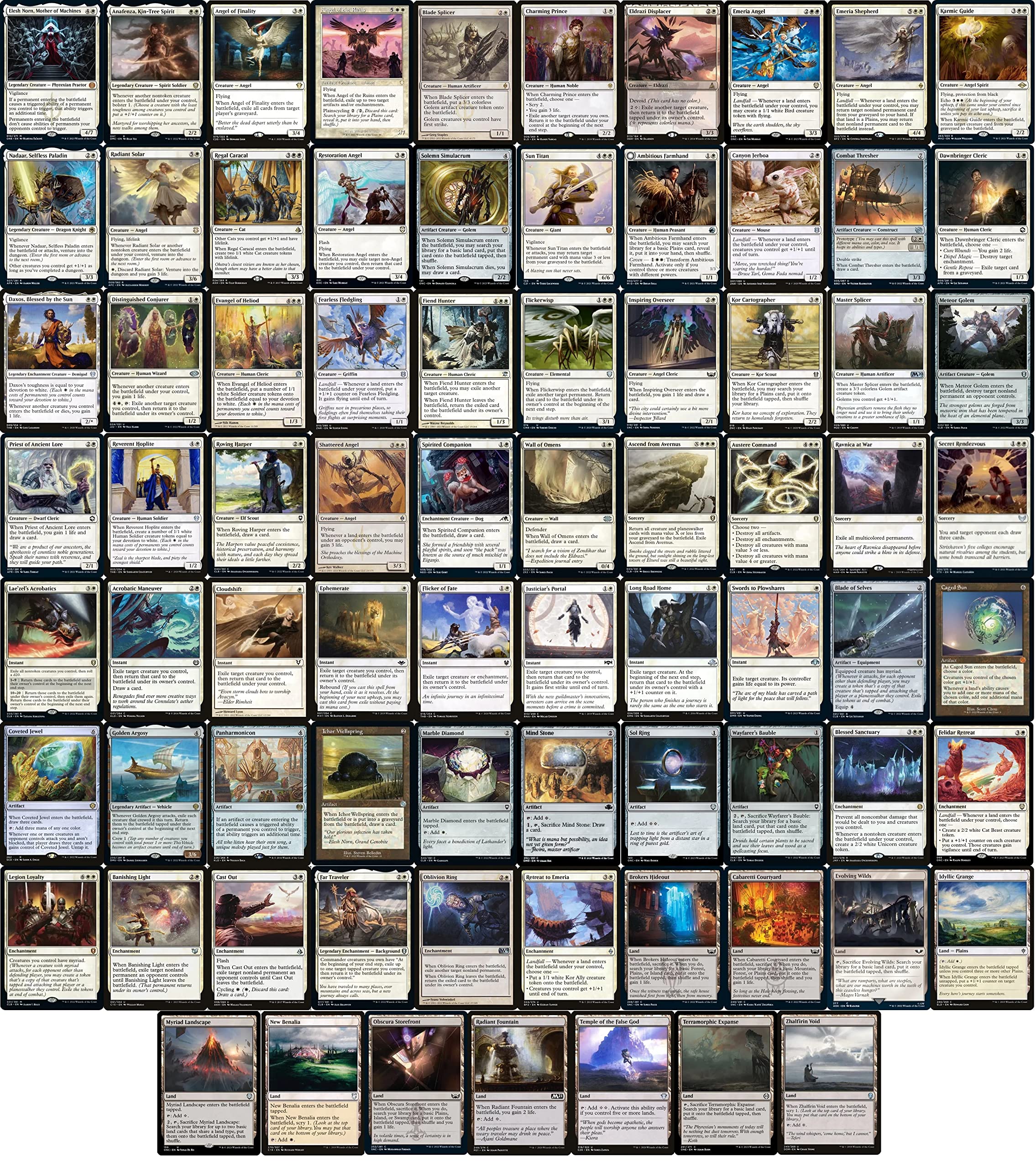 Amazon.com: Commander Elesh Norn Triggers Deck - Mono White - EDH